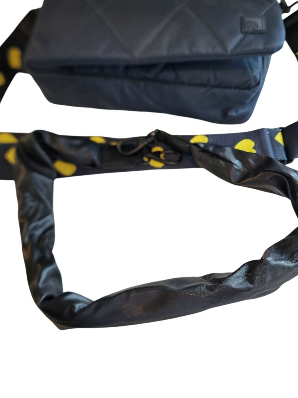 Shawn Killinger x IHKWIP Knotted Shoulder Bag guitar yellow heart strap & extra - Picture 8 of 9